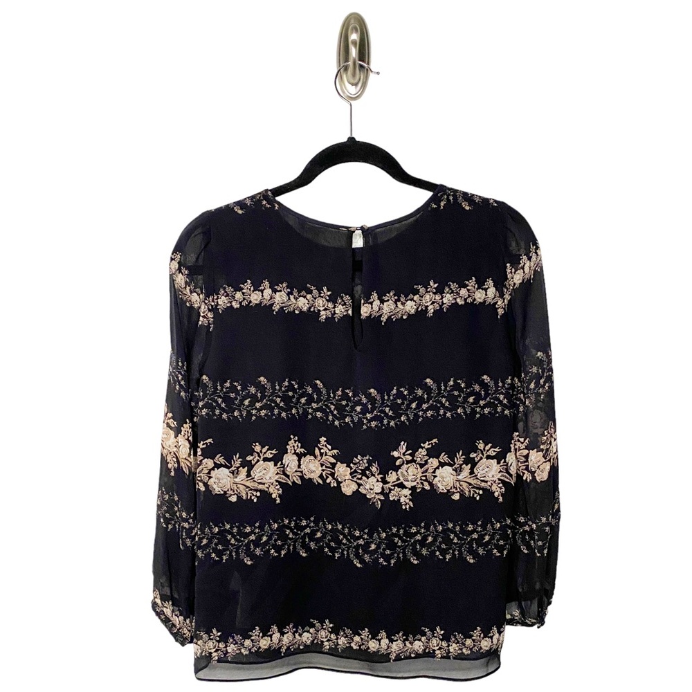 JOIE SILK FLORAL TOP SIZE XS